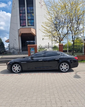 Maserati Quattroporte cena 118000 przebieg: 169500, rok produkcji 2015 z Wysoka małe 46